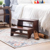 Masonboro Espresso Bed Step