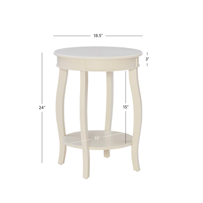 Table d'appoint ronde arc-en-ciel
