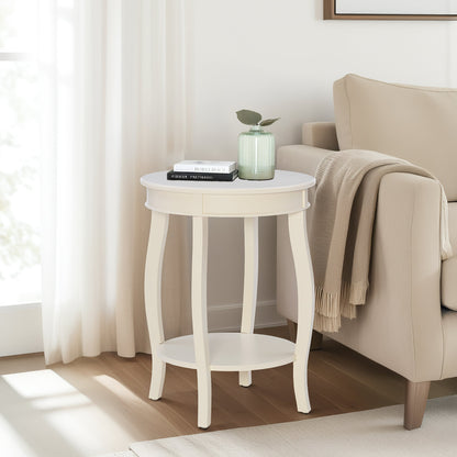 Table d'appoint ronde arc-en-ciel