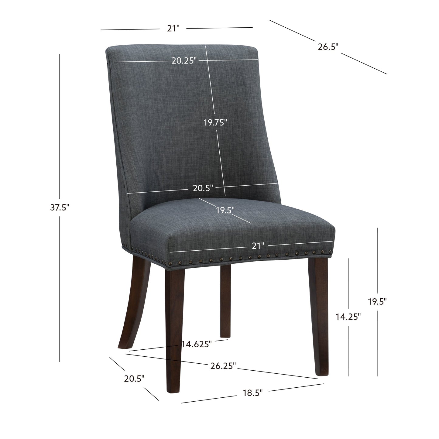 Chaises de salle à manger Auden (lot de 2)