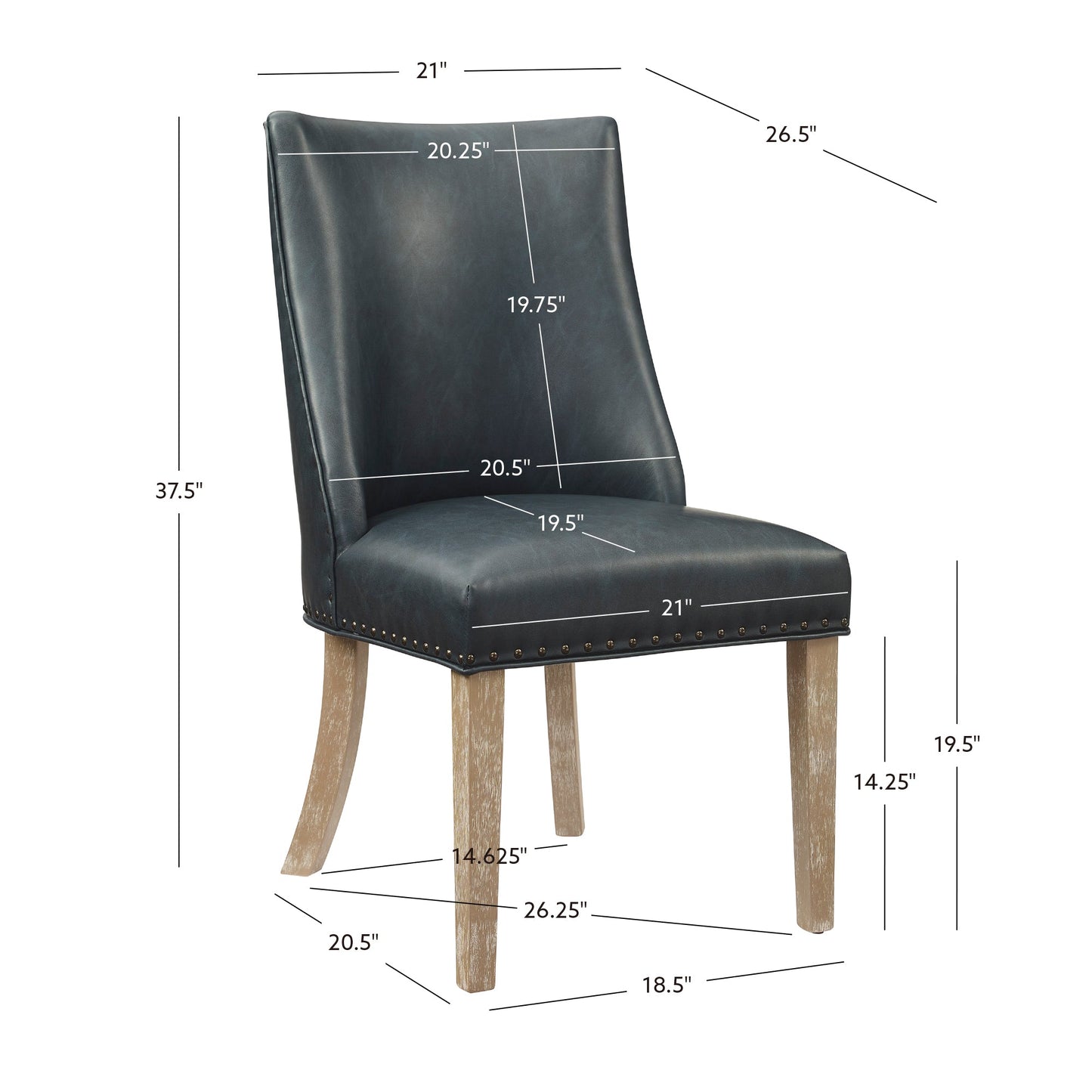 Chaises de salle à manger Auden (lot de 2)