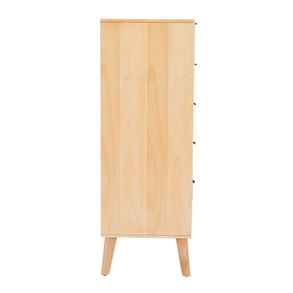 Commode Claudette Cane à 5 tiroirs