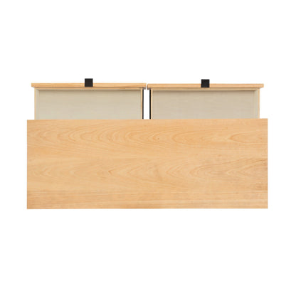 Commode Claudette à 6 tiroirs en rotin