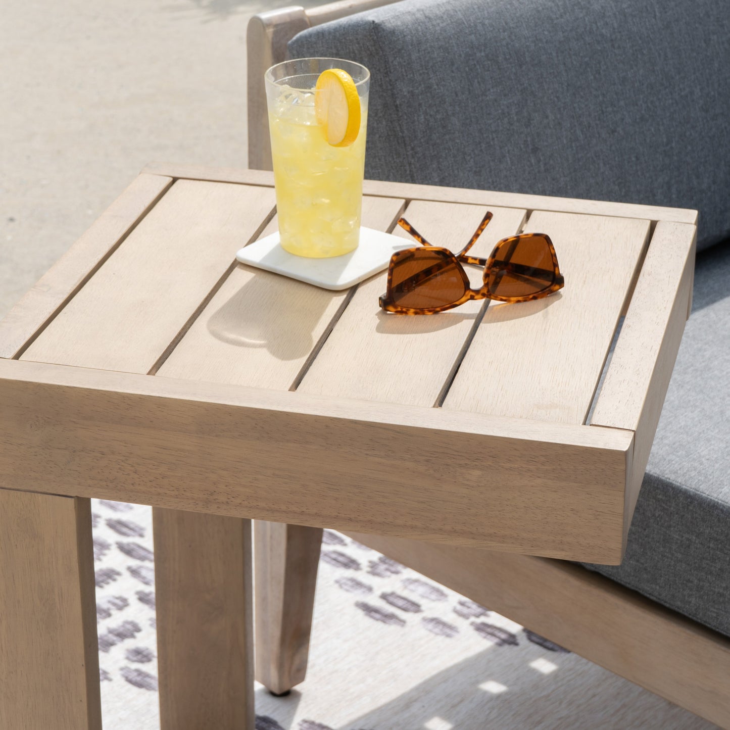 Table en C naturelle de Myrtle Grove