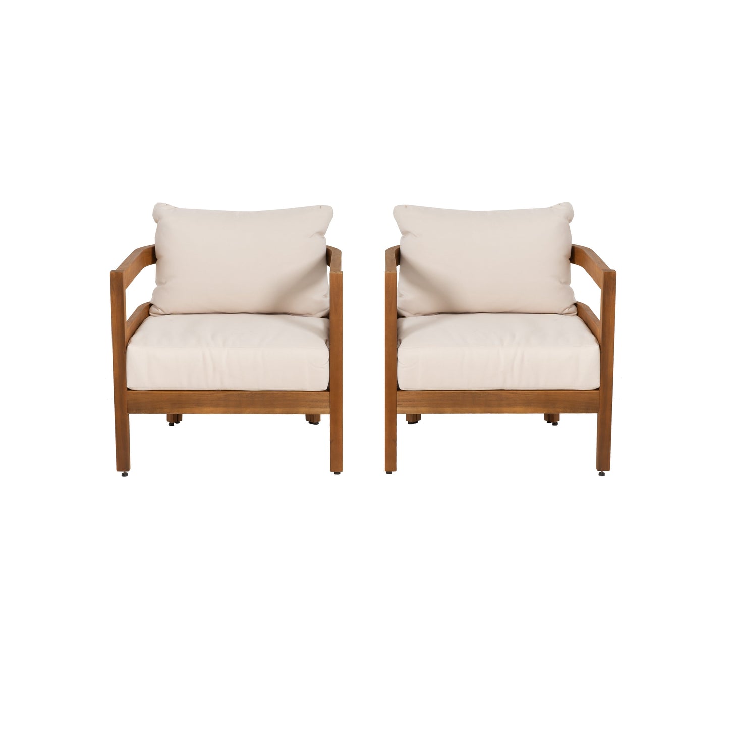 Fauteuil club d'extérieur marron Surfside