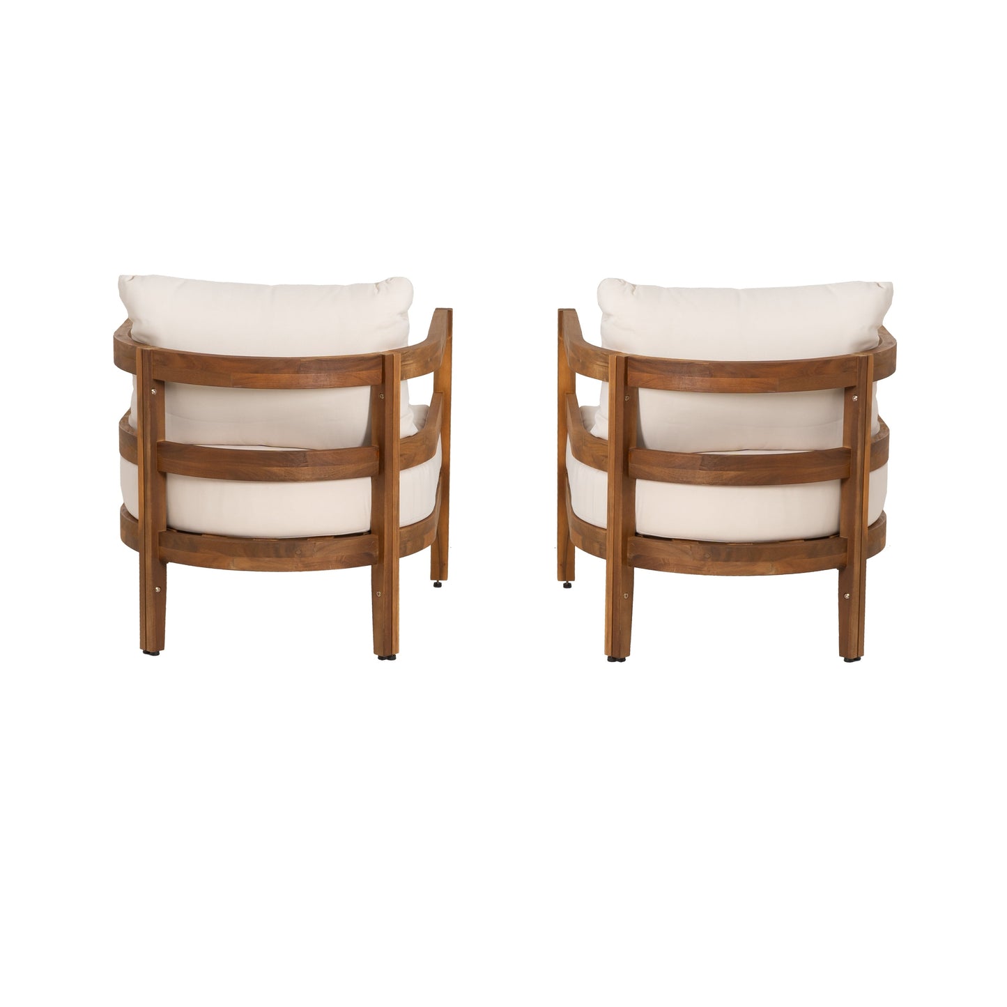 Fauteuil club d'extérieur marron Surfside