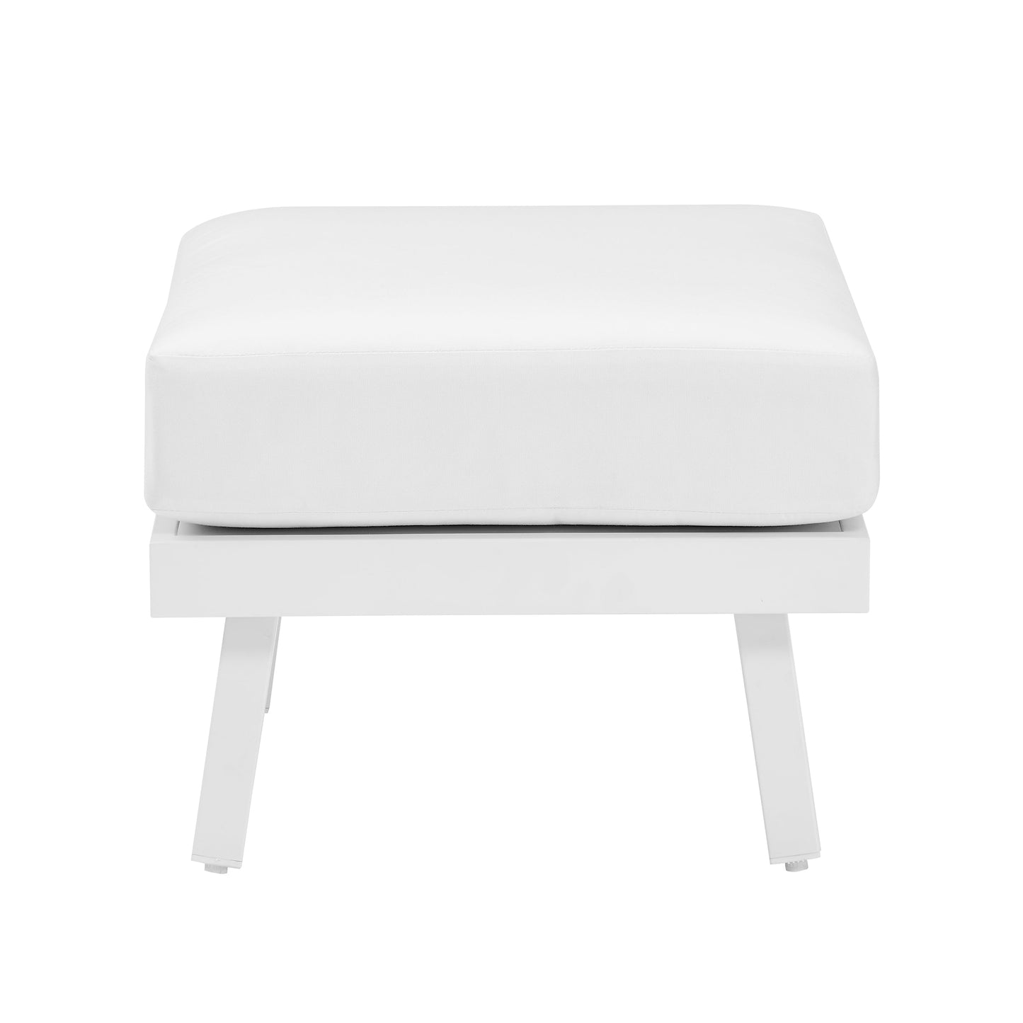 Pouf en aluminium Alora