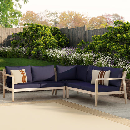 Canapé d'angle d'extérieur Svana