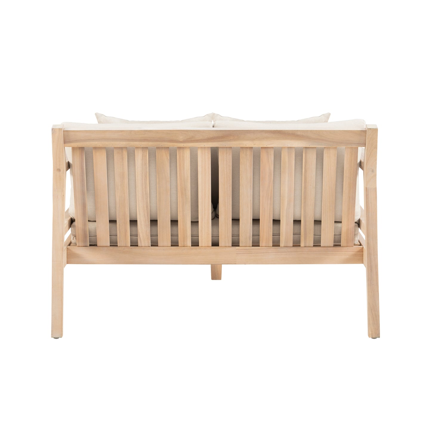 Chaise longue double d'extérieur Svana beige