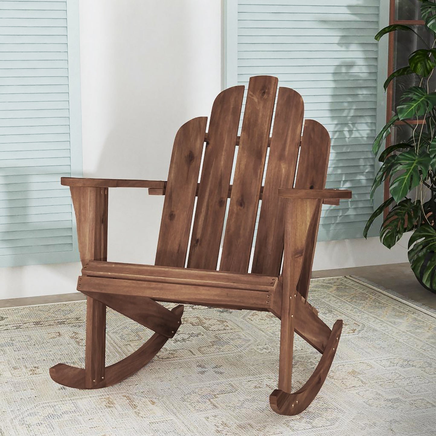 Fauteuil à bascule Adirondack