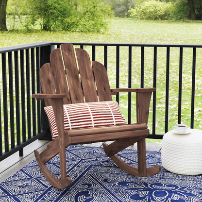 Fauteuil à bascule Adirondack