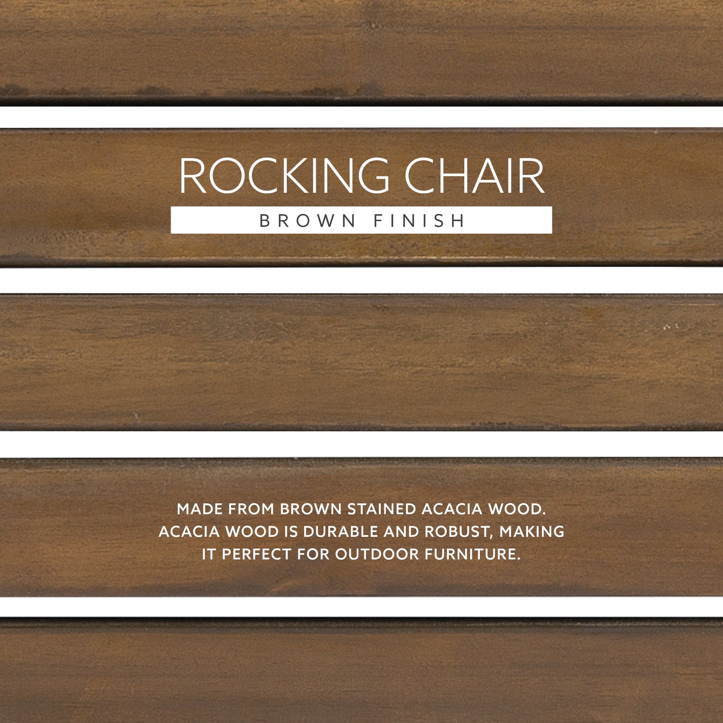 Fauteuil à bascule Adirondack