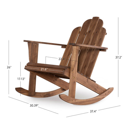 Fauteuil à bascule Adirondack