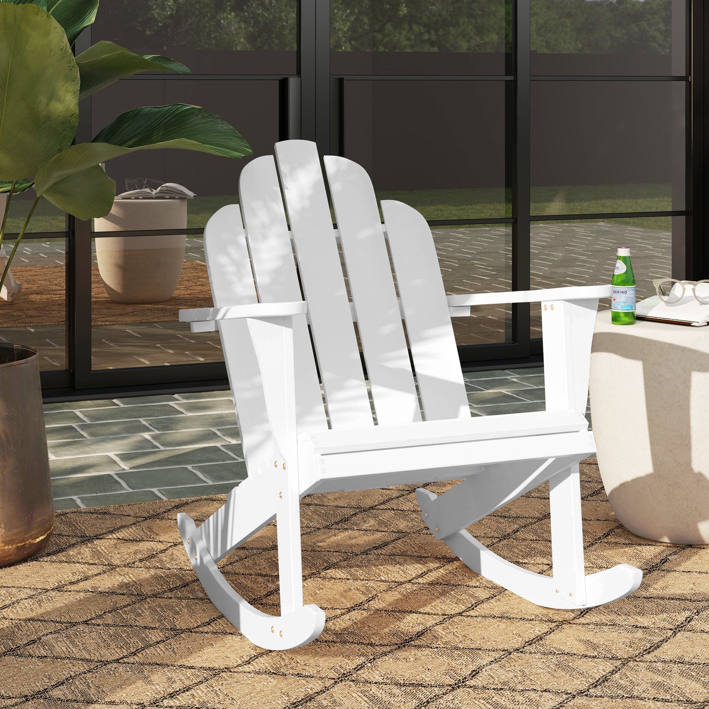 Fauteuil à bascule Adirondack