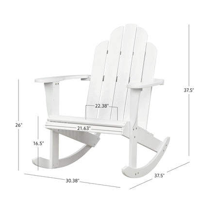 Fauteuil à bascule Adirondack