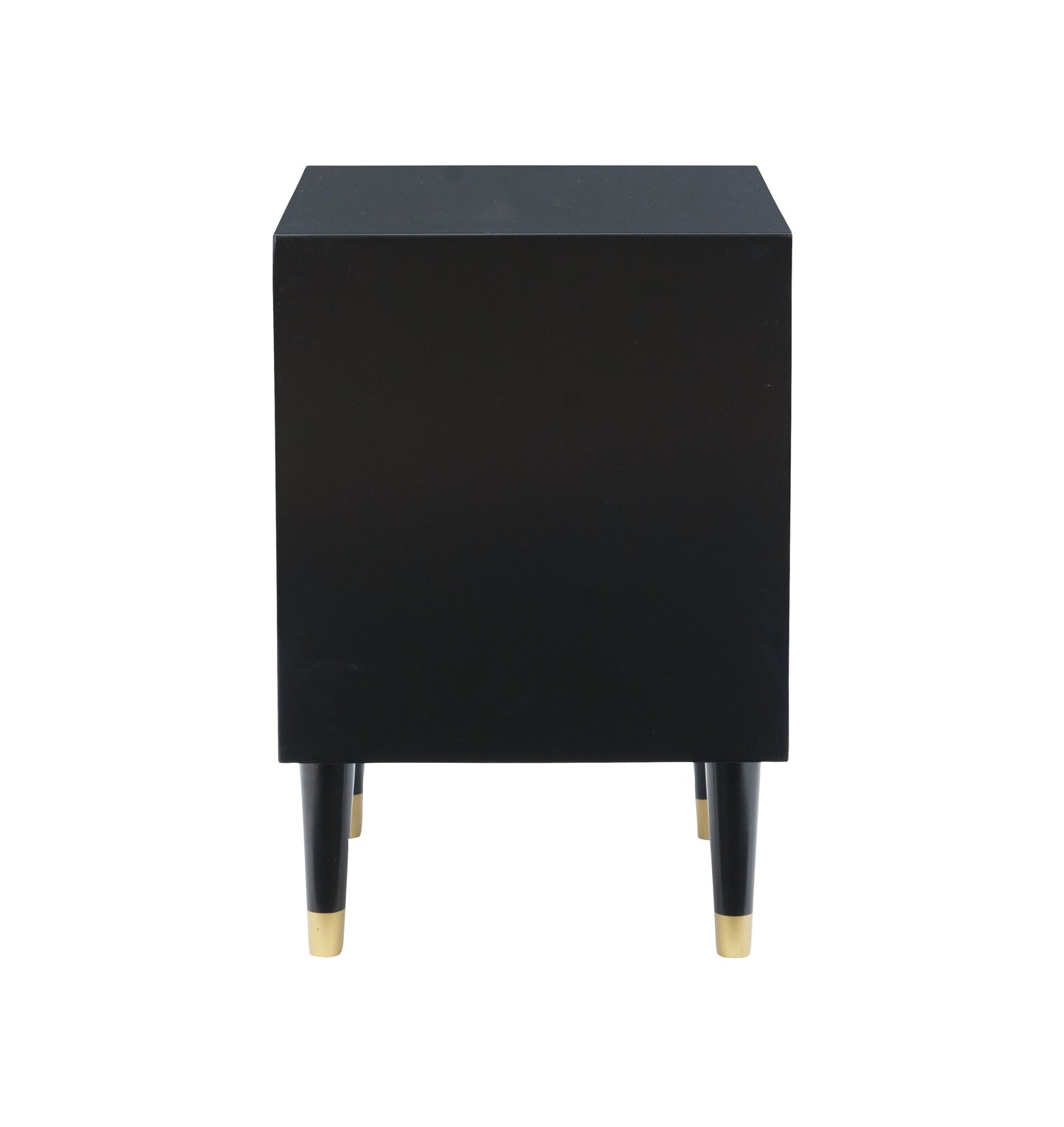 Table de chevet texturée Geo à 2 tiroirs