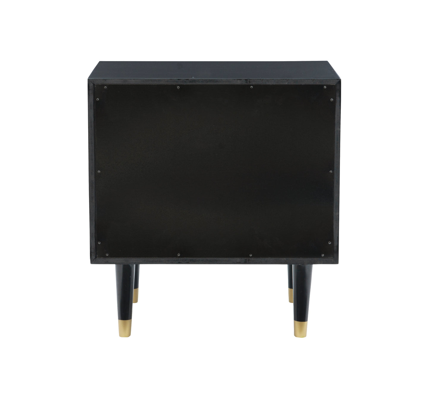 Table de chevet texturée Geo à 2 tiroirs