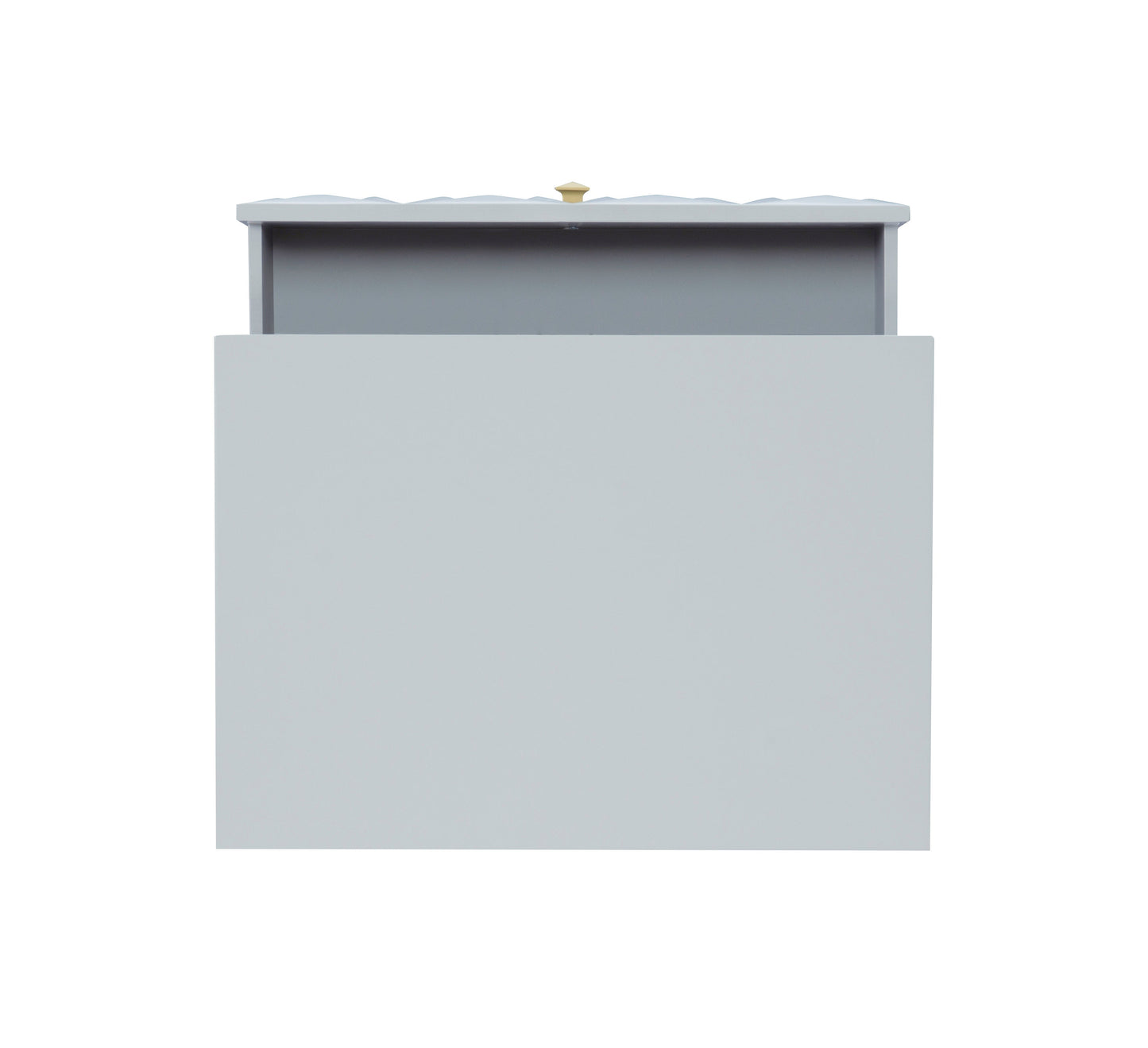 Table de chevet texturée Geo à 2 tiroirs