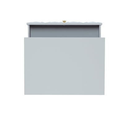 Table de chevet texturée Geo à 2 tiroirs