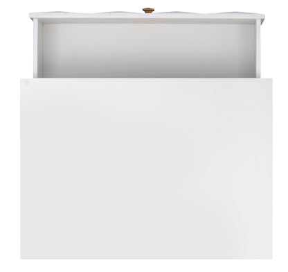 Table de chevet texturée Geo à 2 tiroirs