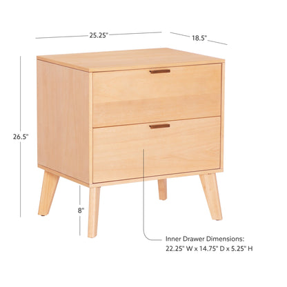 Table de chevet Hudson à 2 tiroirs