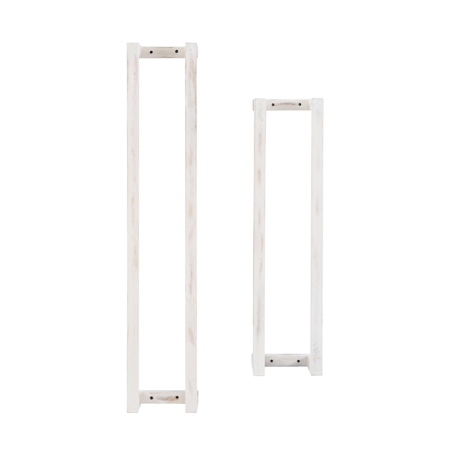 Porte-serviettes en bois blanc Troy (lot de 2)