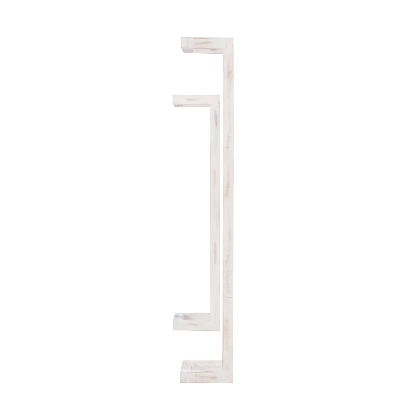 Porte-serviettes en bois blanc Troy (lot de 2)