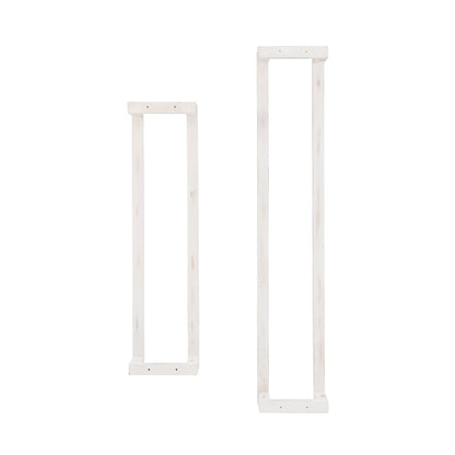 Porte-serviettes en bois blanc Troy (lot de 2)