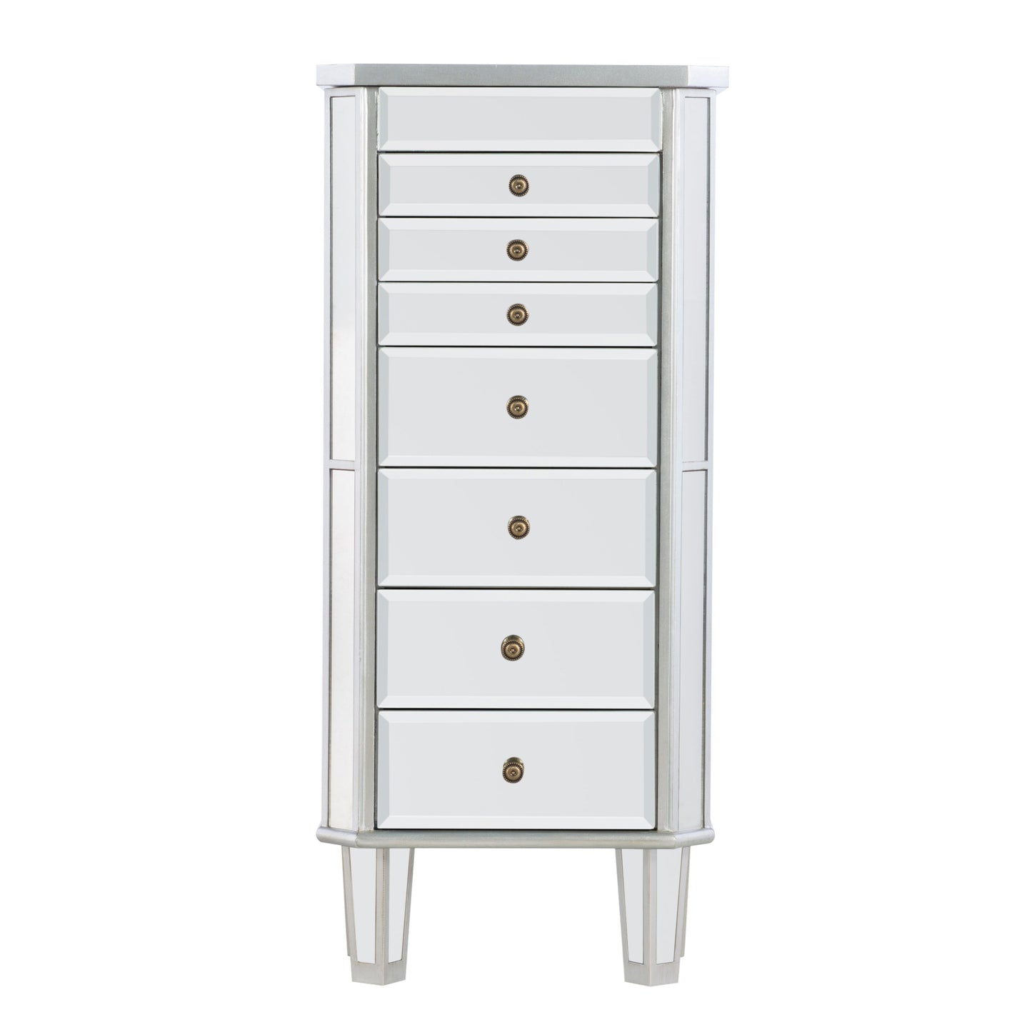 Armoire à bijoux milanaise à miroir