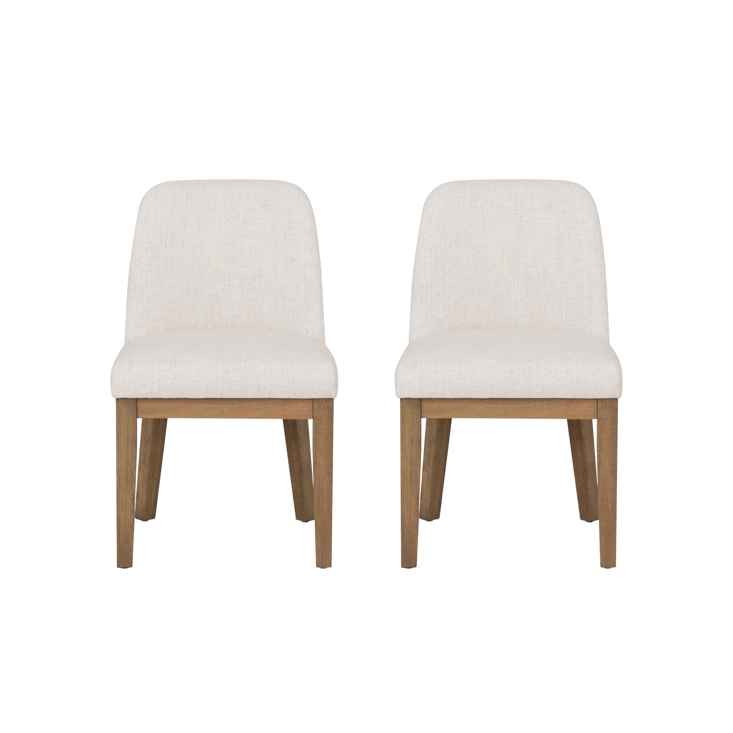 Chaises d'appoint rembourrées crème Torres