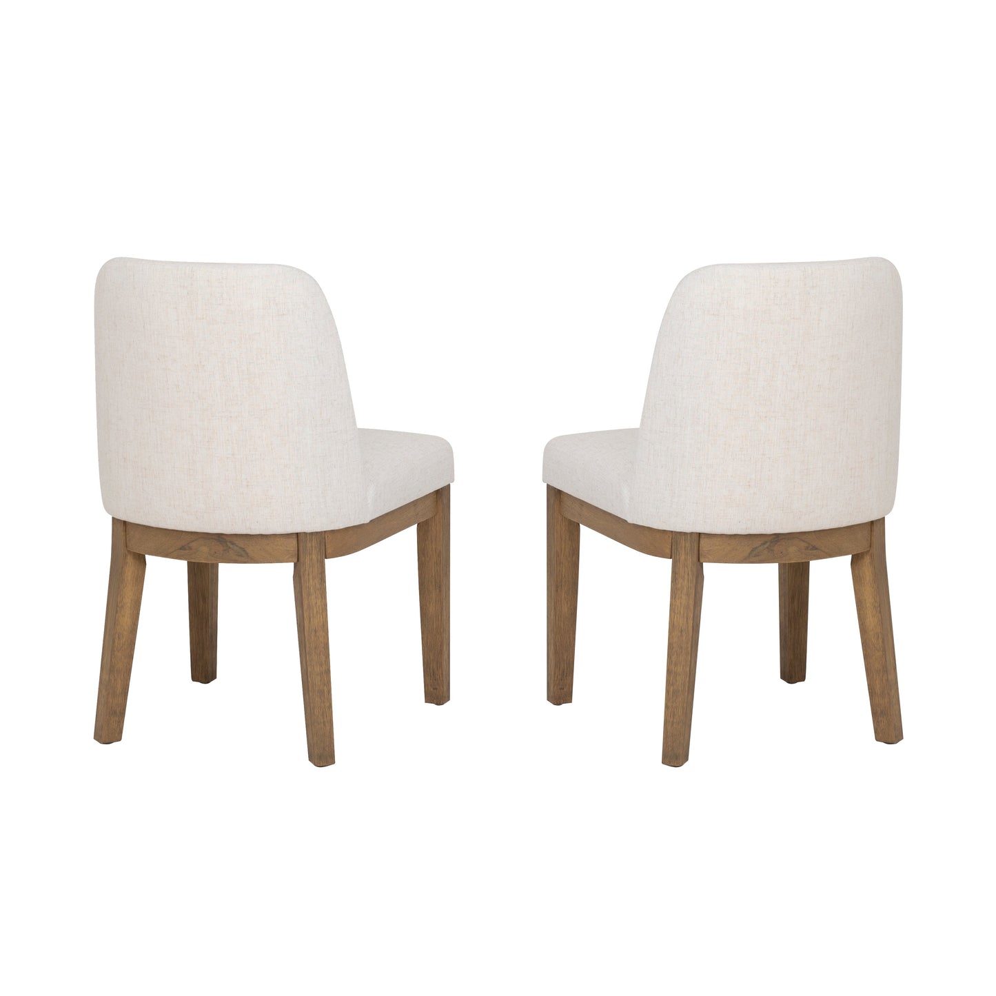 Chaises d'appoint rembourrées crème Torres