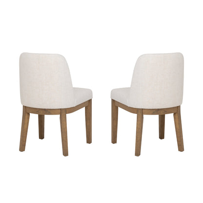 Chaises d'appoint rembourrées crème Torres