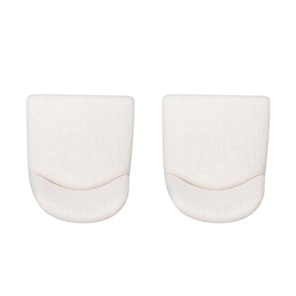 Chaises d'appoint rembourrées crème Torres