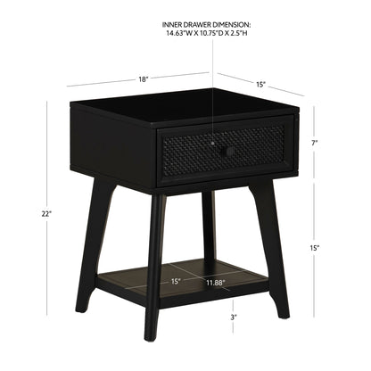 Table d'appoint Cassie Cane