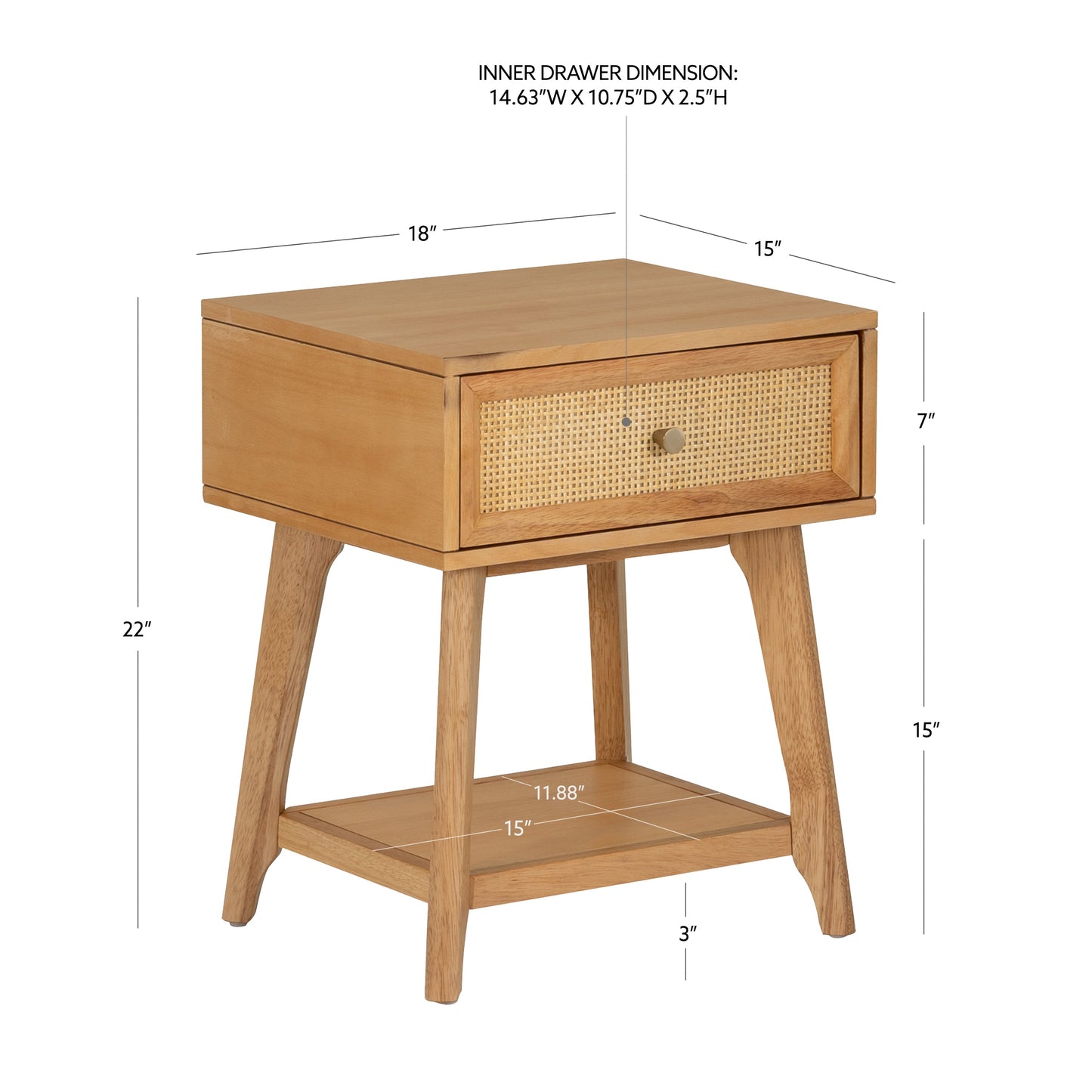 Table d'appoint Cassie Cane