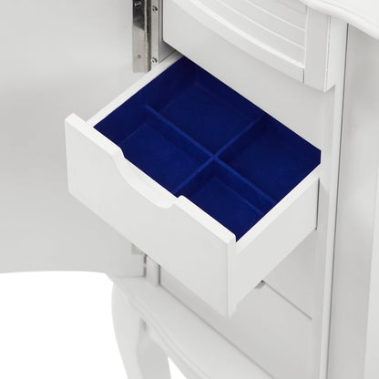 Armoire à bijoux Whitney White