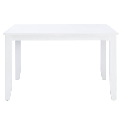 Table à manger rectangulaire blanche Maui