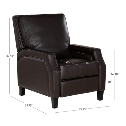 Fauteuil inclinable Portico en similicuir