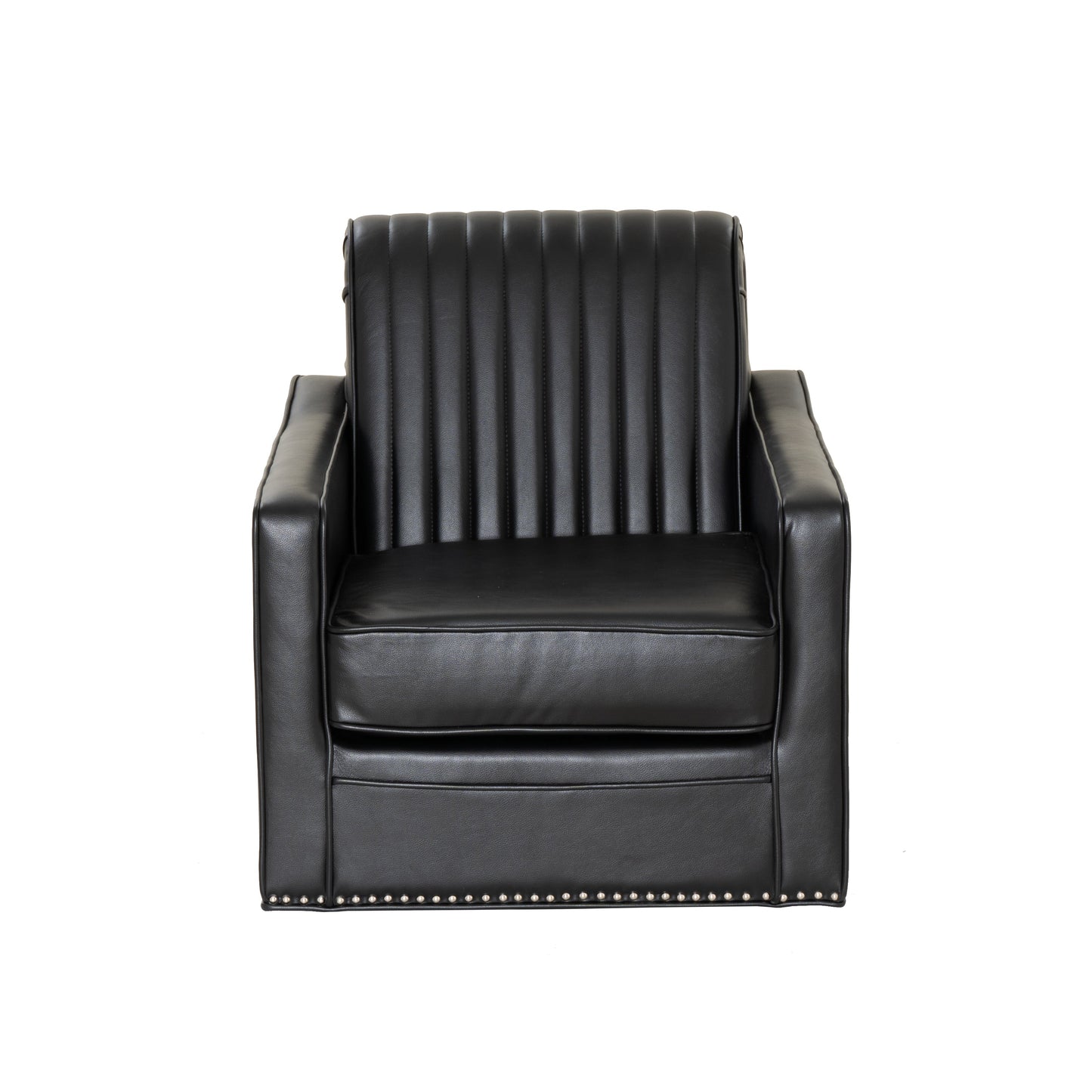 Fauteuil pivotant Carter en similicuir