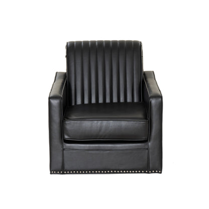 Fauteuil pivotant Carter en similicuir