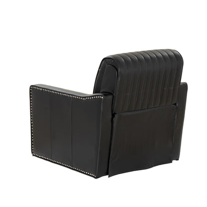 Fauteuil pivotant Carter en similicuir