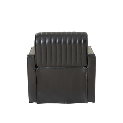 Fauteuil pivotant Carter en similicuir