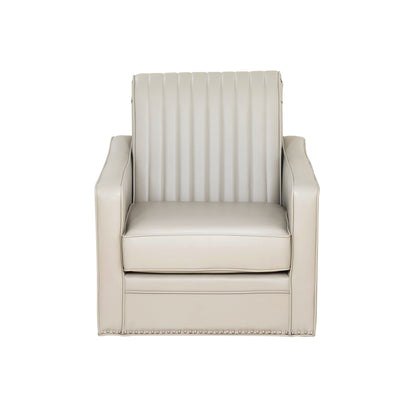Fauteuil pivotant Carter en similicuir