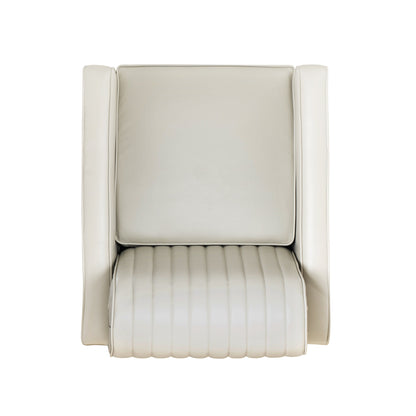 Fauteuil pivotant Carter en similicuir