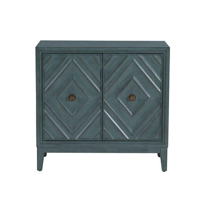 Armoire Dian Diamond bleue à 2 portes