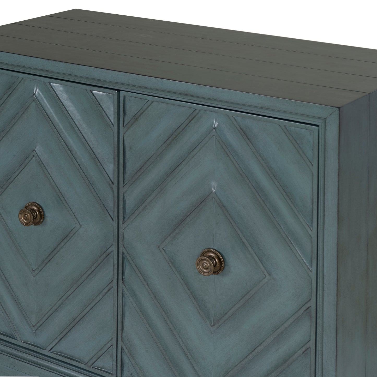 Armoire Dian Diamond bleue à 2 portes
