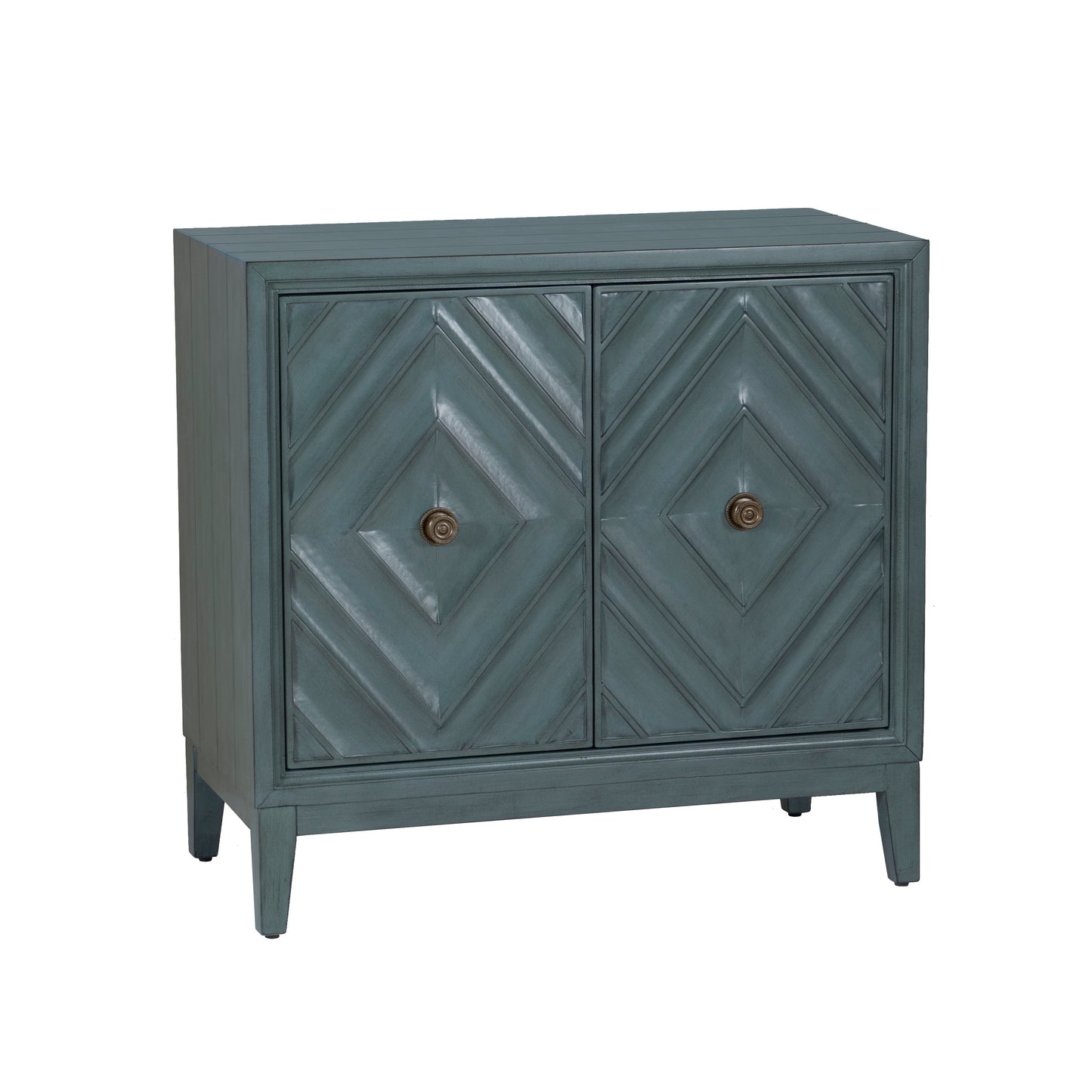 Armoire Dian Diamond bleue à 2 portes
