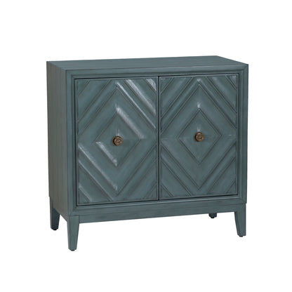 Armoire Dian Diamond bleue à 2 portes