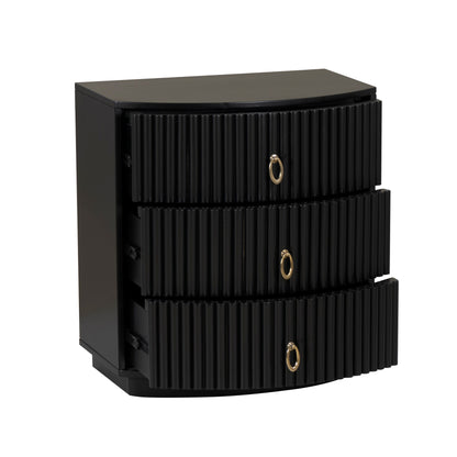 Table de chevet Ciarra à 3 tiroirs