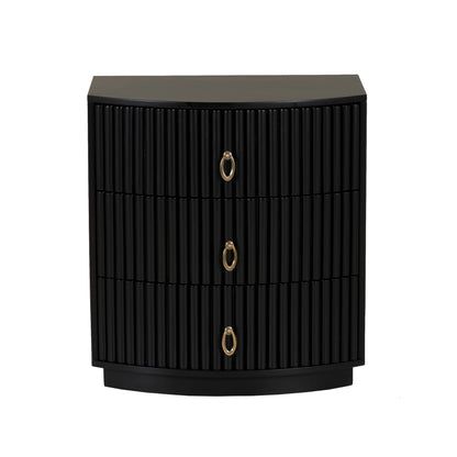 Table de chevet Ciarra à 3 tiroirs